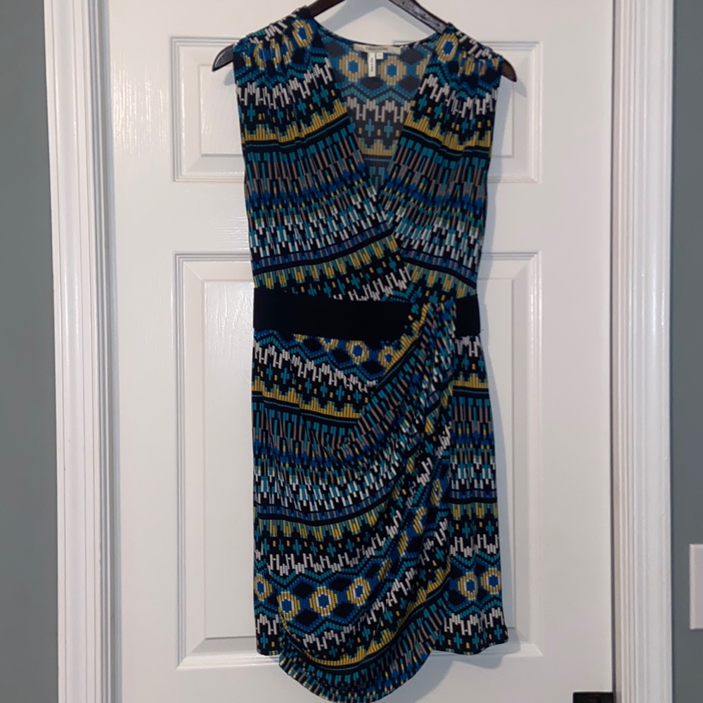 Peacock Patterned Dress